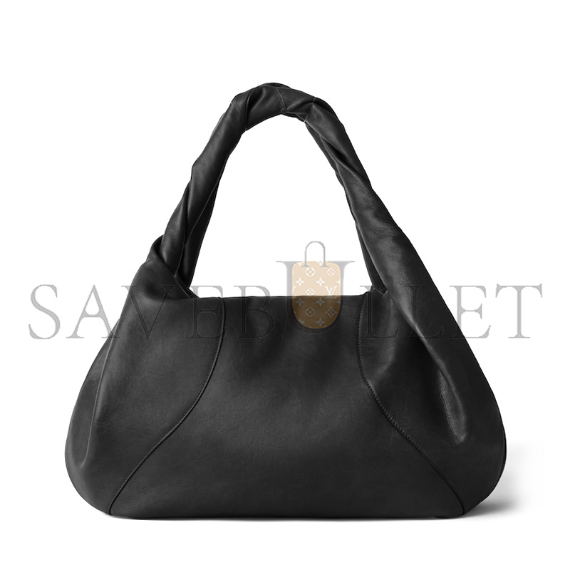 F**di spy black leather bag 8br839ayctf0kur (48*22*20cm)